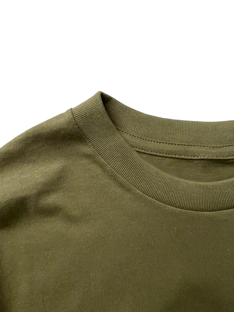 Verde Olivo Tacto Suave, Algodón 200gsm