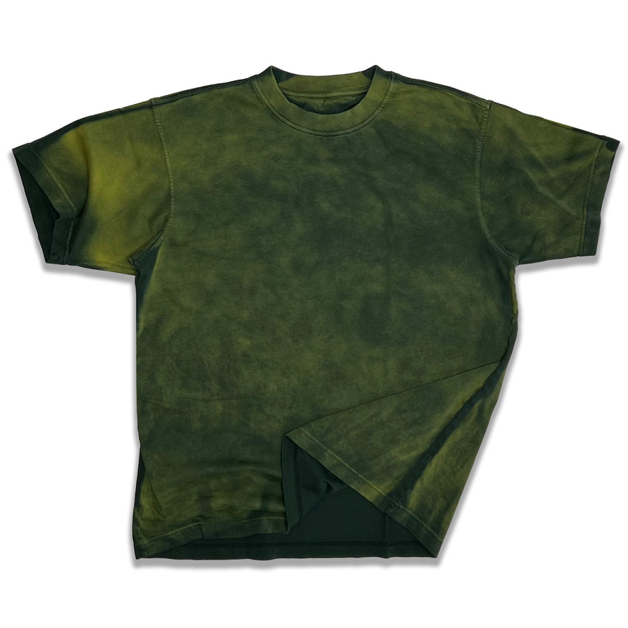 Camiseta Special Dye, Verde Sun Bleached Algodón 260gsm