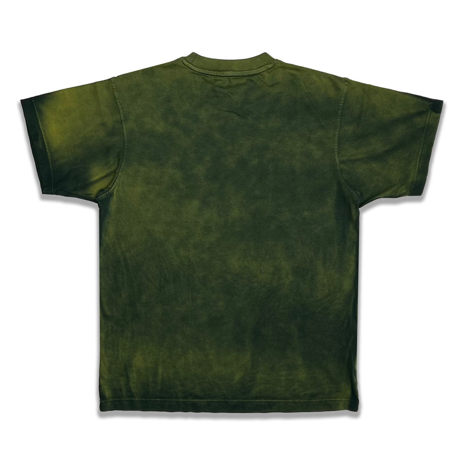 Camiseta Special Dye, Verde Sun Bleached Algodón 260gsm