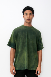 Legacy Tee Oversized 260 gsm Artesanal Dye Color Spray Green