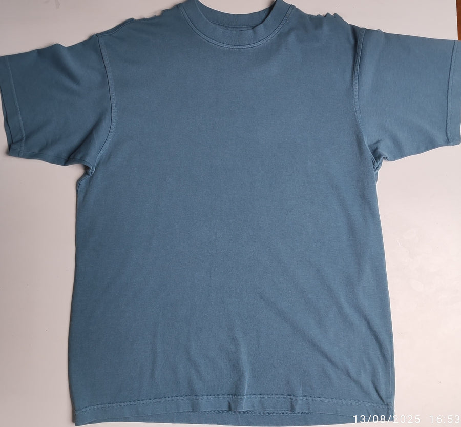 Camiseta Azul Pigmento, Algodón 260gsm